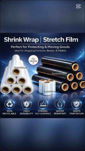 [Hommly SG Instock] Shrink Wrap | Stretch Film | Cling Wrap | Pallet Furniture Wrap | Plastic Wrap | Plastic Film|Moving