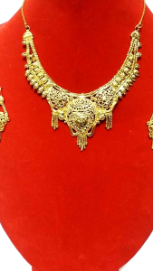 Kalung Dubai Set Anting / Kalung India / Kalung Warna Emas AAKD761