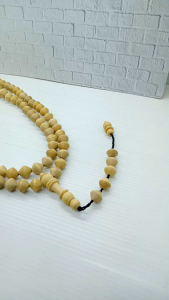 tasbih kayu kemuning gading motif piramid h522