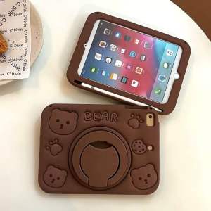 ốp lưng gấu nâu ipad mini 1/2/3/4/5/gen5/6/7/8/9/10/pro9.7/10.5/pro11/air1/2/3/4/5 air 6 m2 gen 10 m1 m4 m3 mini 7 gen