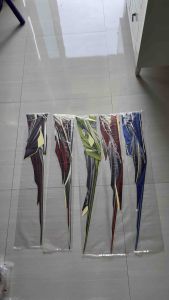 STIKER STRIPING LIS LES BODY YAMAHA JUPITER Z1 2012 HITAM HIJAU