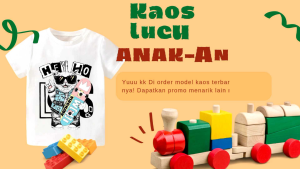 kaos anak terbaru motip Tayo lucu