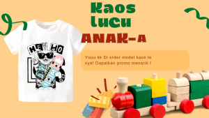 Kaos Lucu Anak 1-8 Tahun: Desain Nyaman & Menarik