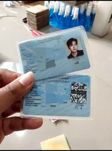 Cover KTP/ Sampul Pelindung Kartu Anti Gores Untuk KTP SIM ID CARD Design Anime/ Kartun/ Meme