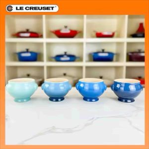 Le Creuset Authentic Stoneware 600ml Heritage Soup Bowl (Sage Marseilles Blue Marine Ink NOT in Le Creuset Box