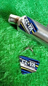 Knalpot ELYA Original Bulat Jenong Bas Ulem P30cm Inlet 50mm