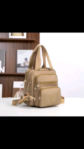 Fashion Backpack for Women: A Versatile Sling Bag & Monkey Keychain Small Backpack