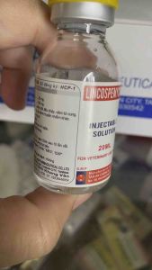 1 Chai LinComycine 20ml Đài Loan hen khẹc xổ mũi sưng phù đầu dùng cho gà vịt chó mèo.