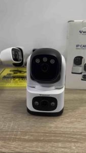 Vstarcam CS995DR กล้องวงจรปิด WiFi 2เลนส์ 2กล้อง Ai ระบบเเจ้งเตือน ไมค์ลำโพงได้ภาพสีกลางคืน