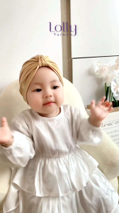 LOLLY TURBAN Daffi Hijab Jilbab Bayi Kerudung Baby Adem Nyaman Murah