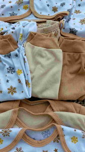 Paket 36 PCS Perlengkapan Bayi: Celana Jumper & Topi Kupluk