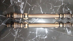handle pintu kuningan 45cm lonceng