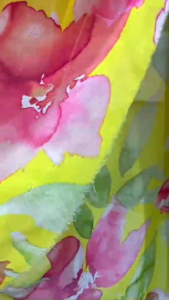 vải voan hoa mỏng nhẹ ( khổ 1m5) may đầm váy áo dài áo kiểu