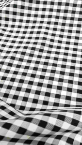 vải cotton sọc caro màu xanh đen mềm mịn mát đẹp xinh giá 1m_(khổ 1m5)