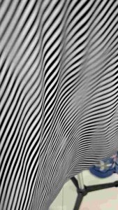 เกาหลี ผ้ายืด ITY พิมลาย ผ้าหน้ากว้าง 60" ผ้าม้วนตัดแบ่งเป็นเมตรลายขาวดำ เนื้อผ้าคุณภาพดี