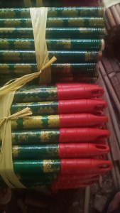 5pcs Gagang Sapu Pel Ulir / Drat Bahan Kayu 21mm