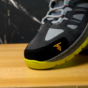 JIOTARO-STONE RIDER-Sepatu  Outdoor Originl Pria wanita kekinian -DK GREY/BLUE/LIME