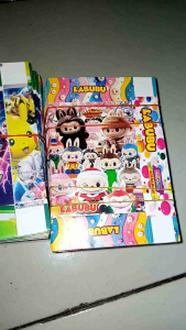 100 Lembar Kotak Kado Kosong ukuran 9x7 cm Motif Campur