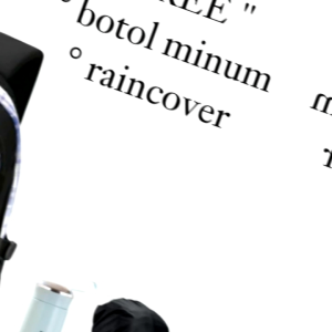 Tas sekolah anak perempuan remaja BEEAUTY gratis botol minum kaca raincover tas sekolah SD SMP tas ransel