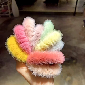 Ikat Rambut Bulu Ikat Rambut Wanita Ikat Rambut Elastis Karet Ikat Korea HairTie Fashion Korea Lucu Cantik ACC16