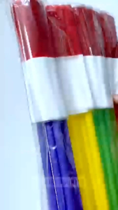 Bendera Merah putih Indonesia & Palestina Tongkat Tangkai Gagang Peluit 1 pak isi 20 pcs