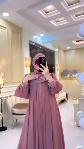 REALPICT COD DRESS SAFIRA & FREE FASMINA BY SITI ASOPUROH