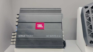 Amply 4 kênh lắp xe ô tô JBL STAGE A6004 RMS 60w x 4 kênh chơi phù hợp các dòng stage 123 ~ có lắp đặt hoàn thiện ạ