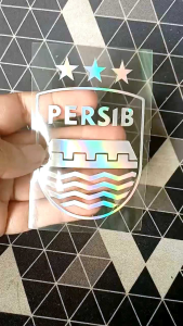 STICKER SABLON SETRIKA LOGO PERSIB HOLOGRAM