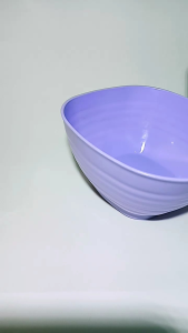 MANGKUK ULIR PLASTIK/MANGKOK SEGI ULIR WARNA/MANGKUK SAYUR