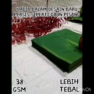 Kertas Nasi Laminasi Anti Lengket BER Motif uk 20 x 20 cm ~ 100 PCS