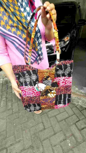 Tas Batik Perca Khas Jogja || Totebag Tas Wanita Oleh Oleh Malioboro Jogja