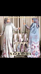 (x8) NAVANA KEIRA VALERIA Baju Dress Set Hijab Scarf Wanita Muslimah Keira By Navana. Nazra Sha