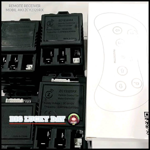 REMOT RECEIVER MOBIL AKI ZCY2320RX 7PIN 6V/12V BLUETOOTH 2.4G REMOTE CONTROL PUTIH RECIVER ZCY 2320 RX MOBILAN ANAK SPAREPART PENGGANTI MODUL IC BOX MESIN KOTAK HITAM RESEIVER 7 PIN 6VOLT 12VOLT SPARE PART ONDERDIL SUKU CADANG ORIGINAL ORI BERKUALITAS