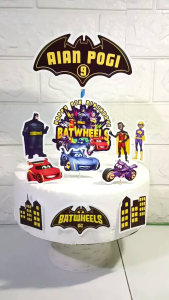 Bat Cake Topper (High-quality Personalize Ready-to-use)