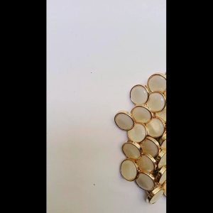 COD Isi 100 pcs Diameter 11mm - 13 mm - Kancing Baju Mutiara - Kancing Jamur Mutiara Silver Gold