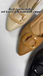 Futto.chic sepatu flat mules wanita cantik slip-on felisya pita S012