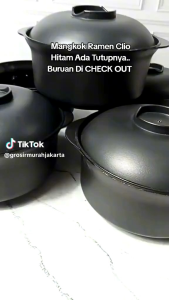 CLIO PLASTICS 3526 mangkok ramen plastik + tutup JAPAN SERIES 900 ml