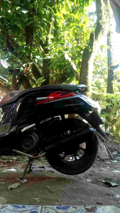 knalpot racing beat Scoopy Vario Mio copy CMS free muffler by murai racing