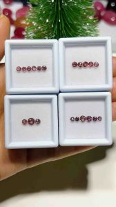 พลอยทับทิมสยาม สีชมพูหวาน ไฟดี(เผาเก่า)GSH987