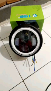 Lampu Led Daymaker Laser Model Bulat Motor Mobil Universal/Lampu Depan Motor King Led Daymaker Terang Cahaya
