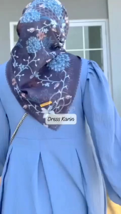 Gamis Karin Cringkle Airflow Premium Gread2: Bahan Nyaman & Desain Modern