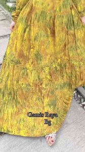 Gamis Raya Twill Bg Collection Motif Pramesti