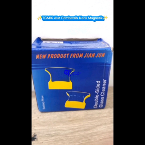 TGMIX Alat Pembersih Kaca Magnetik Dua Sisi Doublefaced Glass Clean - LA4198 - Yellow