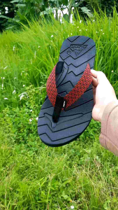 ALMIC-Sandal Jepit Gunung Edge Original Black Sendal Jepit Outdoor Pria Karet Hitam