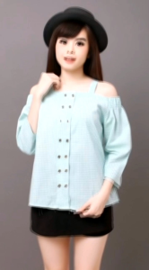 SABRINA BLOUSE WANITA TRENDY DAN MODIS