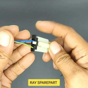 SOCKET KONEKTOR KABEL 3 PIN KECIL MINI / SOKET SAMBUNG KABEL MOTOR MOBIL