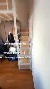 Loft bed customize singapore for condo