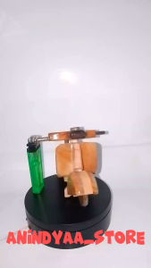 miniatur kayu vespa souvenir murah