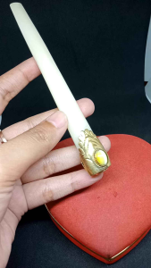 pipa once sedotan tulang sapi kristal variasi alpaka h80