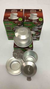 Phin Cà Phê Nhôm Kim Hằng Chính Hãng - Màu Bạc